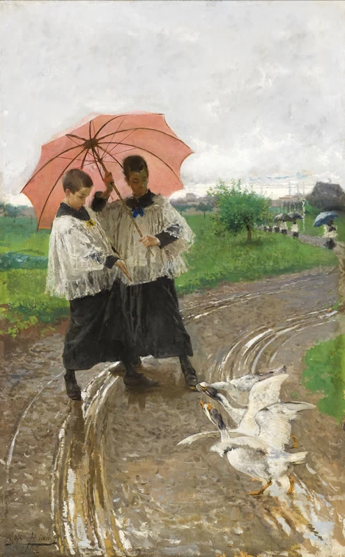 Il ritorno dalla sagra - 1880, Gallerie d’Italia Piazza Scala, Milano
